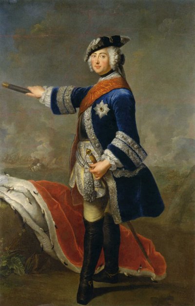フリードリヒ2世（ペスネ） 作： Antoine Pesne