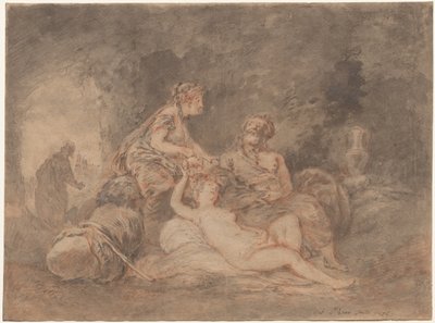 ロットと彼の娘、1756。 作： Antoine Pesne