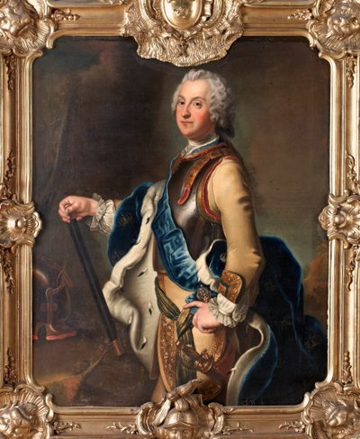 アドルフ・フレデリック1710-1771の肖像、スウェーデン皇太子 作： Antoine Pesne