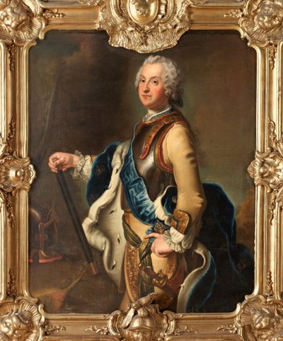 スウェーデン皇太子アドルフ・フレデリックの肖像 作： Antoine Pesne