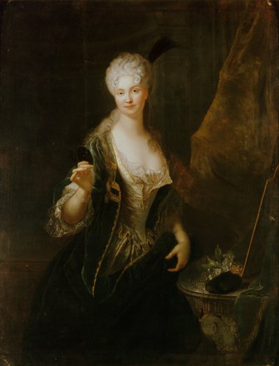 Dorothea Luise os Wittenhorst-Sonsfeld 1681-1746の肖像。 作： Antoine Pesne