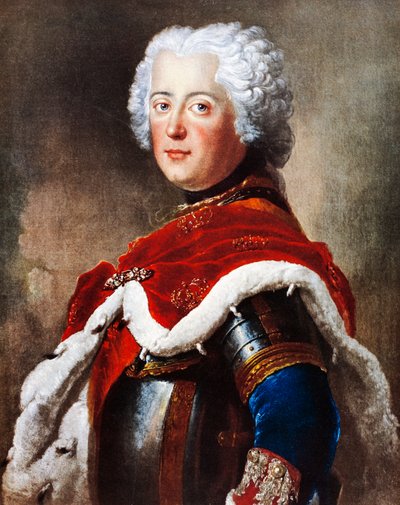 フレデリック・グレートとして知られるホーエンツォレルン家のフレデリック2世の肖像（ベルリン 作： Antoine Pesne