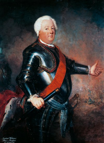 プロイセンのフリードリヒ・ウィリアム1世の肖像（ベルリン 作： Antoine Pesne
