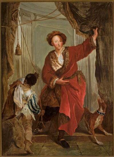 フリードリヒ・エルンスト・フォン・クナイハウゼン（1678-1731）の肖像 作： Antoine Pesne