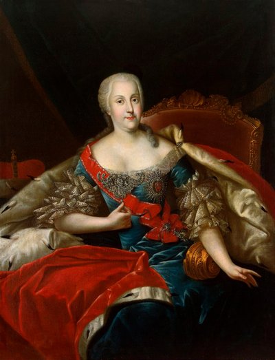ヨハンナ・エリザベスの肖像、アンハルト・ゼルブストの選帝侯、1712-1760、c1746 作： Antoine Pesne