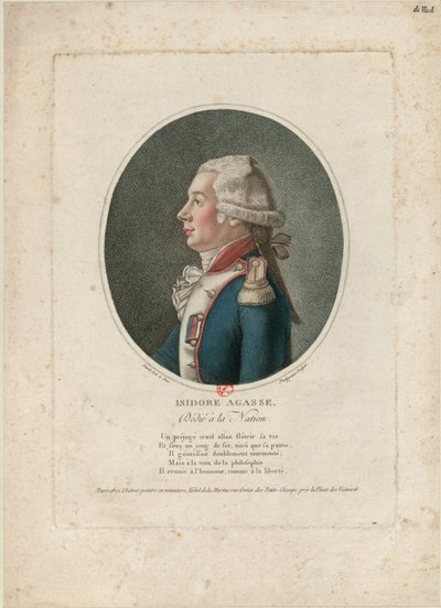 Isidore Agasse、c。 1790年 作： Antoine Phelippeaux