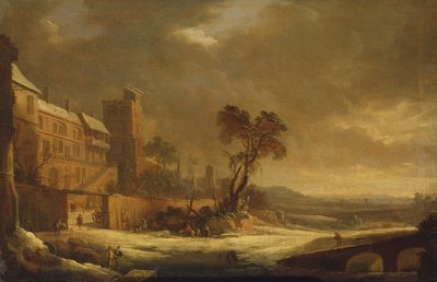 1月の雪効果、1699年 作： Antoine Pierre the Younger Patel