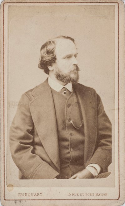 ダンサー、振付家、バレエ マスターのポール タリオーニ 1808 ～ 1884 年の肖像画、1860 年頃。 作： Antoine Rene Trinquart
