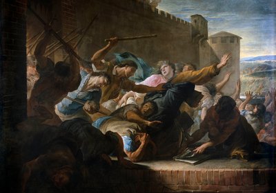 5月17日、ユグノー教徒のトゥールーズからの追放 作： Antoine Rivalz