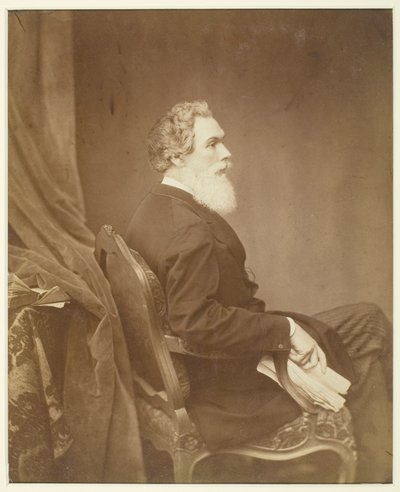 無題 (椅子に座っている男性、プロフィール) 作： Antoine Samuel Adam Salomon