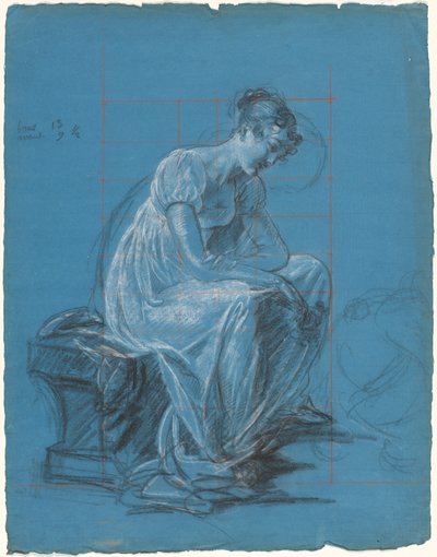 座っている女性 (直腸) 作： Antoine Toussaint de Chazal