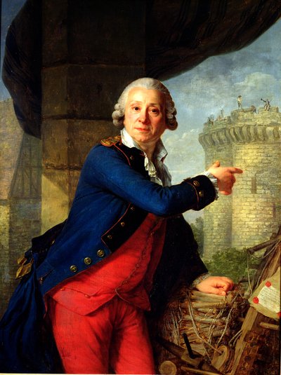 ジャン＝アンリ（1725-1805）ラテュード・シュヴァリエ 作： Antoine Vestier