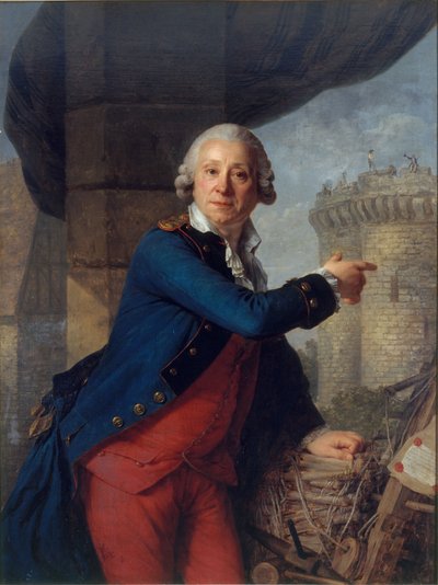 Henri Masers de Latude 1725-1805 の肖像。 作： Antoine Vestier