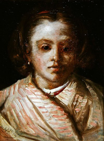 子供の肖像 作： Antoine Vollon