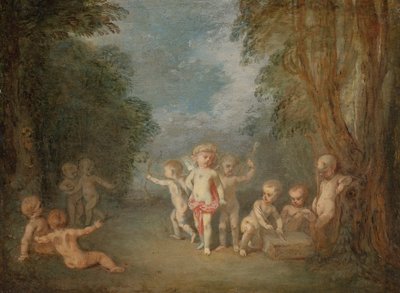 キューピッドの領域 作： Antoine Watteau