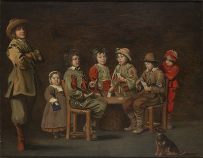ヤングカードプレイヤー、1643 作： Antoine and Louis Le Nain