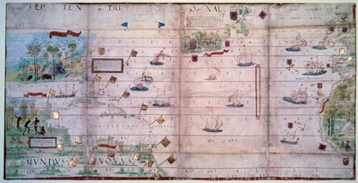 北大西洋の地図 作： Antoine de Hollande