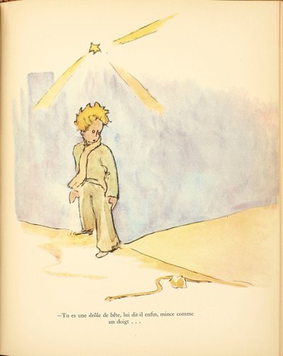 星の王子さまル・プティ・プリンス、1942-1943。 作： Antoine de Saint Exupéry