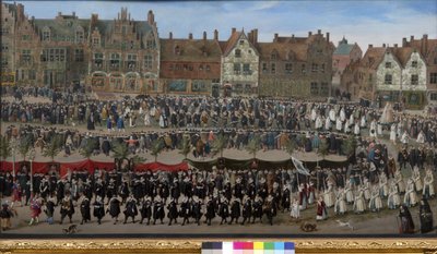 ブリュッセルのサブロン少女の行列、1635年頃 作： Antoine or Anthonis Sallaert