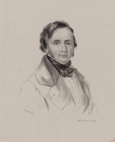 ピアニストで作曲家のヨーゼフ・バーナード・ウォエツの肖像 1783-1878年、c. 1830年。 作： Antoinette Louise Demarcy