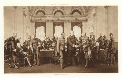 1878年のベルリン議会（グラビア） 作： Anton Alexander von Werner