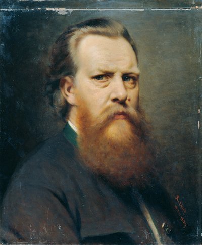 自画像 作： Anton Ebert