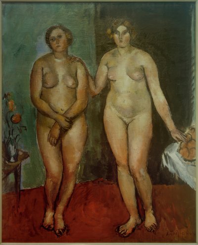 2つの女性のヌード 作： Anton Faistauer