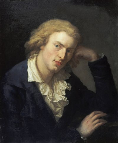 フリードリヒ・フォン・シラーの肖像1759-1805 作： Anton Graff