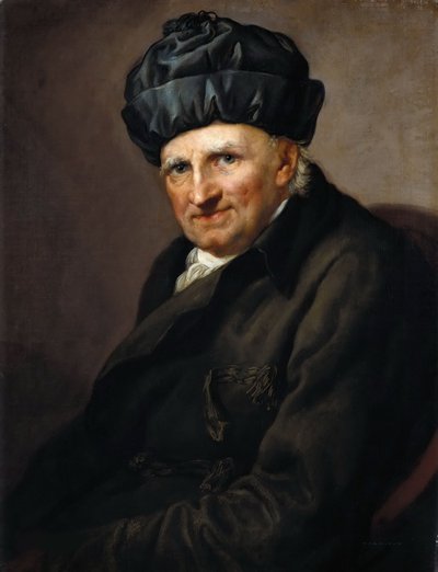 ヨハン・ヨアヒム・スポルディングの肖像1714-1804、1800。 作： Anton Graff