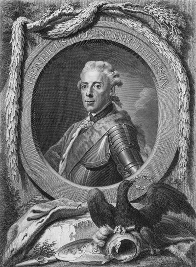 プロイセンのヘンリー王子の肖像（1726-1802）、1779 作： Anton Graff