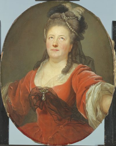 女優フリーデリケ・セイラーの肖像（1738-89） 作： Anton Graff