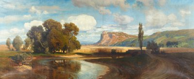 Burg Devín (Theben) an der Donau 作： Anton Hlavacek