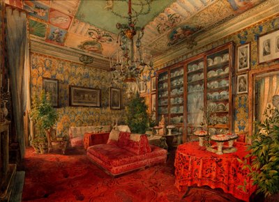 インテリア、19世紀半ば。 作： Anton Ivanovich Ivanov