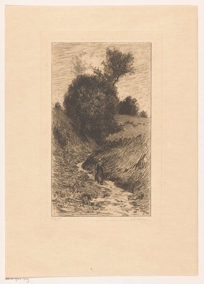 中空の道の女 作： Anton L. Koster (signed by artist)