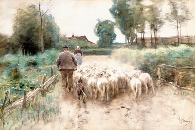 帰路、 作： Anton Mauve