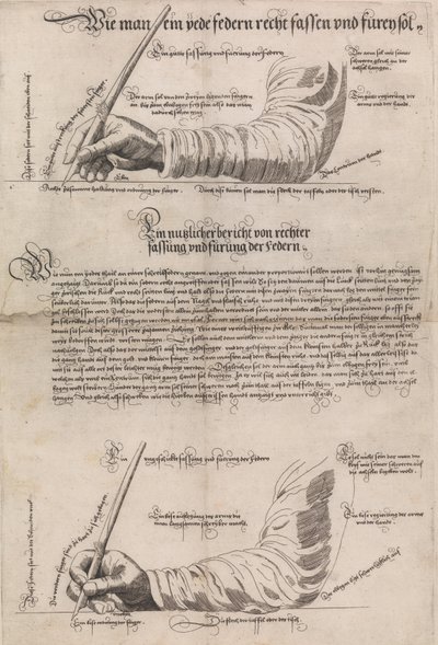 Schreibkunst The Art of Writing、1601 年、1631 年。 作： Anton Neudörffer