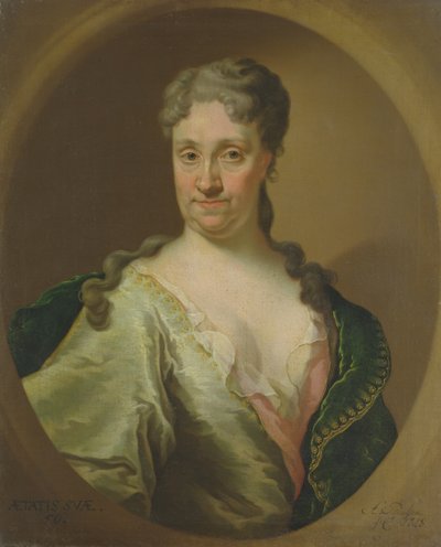バーバラ・ルートケンの肖像（1664-1740）、1718（179058も参照） 作： Anton Paulsen