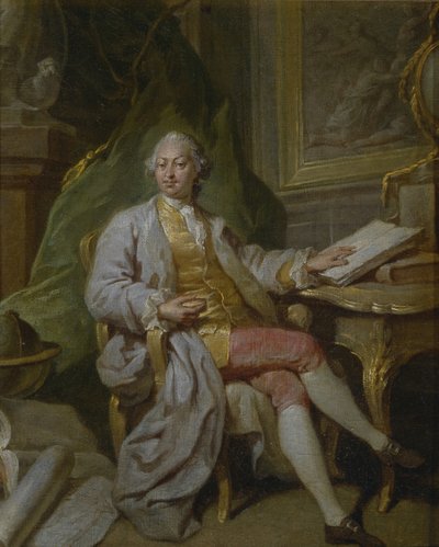 L.ヘニンガーの肖像画、1760年代 作： Anton Pavlovich Losenko