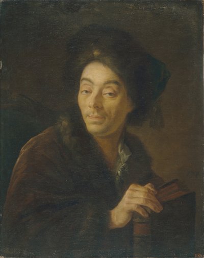 俳優Yakov Danilovich Shumsky 1732-1812、1760の肖像 作： Anton Pavlovich Losenko