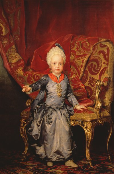 フランシス・オブ・オーストリア大公 作： Anton Raphael Mengs