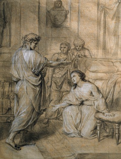 アウグストゥスとクレオパトラ（アントン・ラファエル・メングス作 作： Anton Raphael Mengs