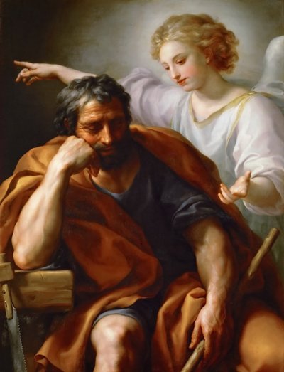 ドイツ語：Traum des Hl.ヨセフ 聖ヨセフの夢 作： Anton Raphael Mengs
