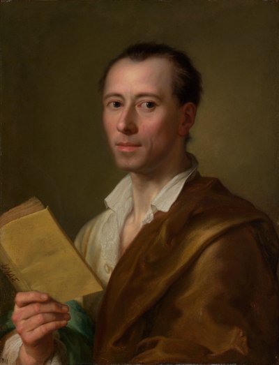 ヨハン・ヨアヒム・ウィンケルマン（1717–68）、1777年頃（キャンバスに油彩） 作： Anton Raphael Mengs