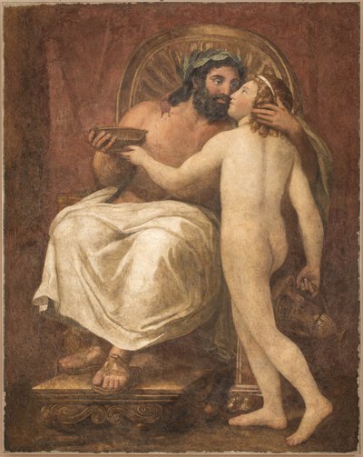 ジュピターキスガニメデ、1759-1760。 作： Anton Raphael Mengs
