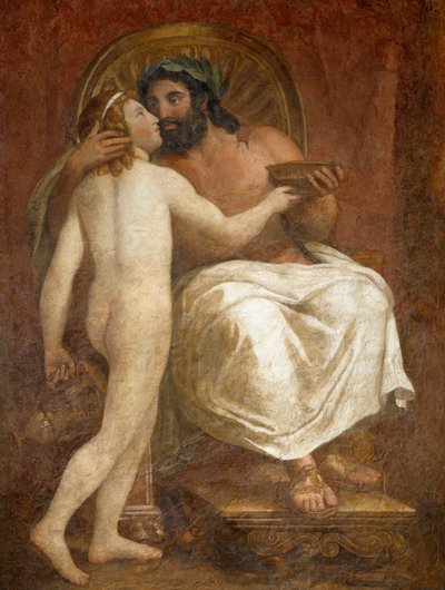 ガニメデにキスする木星（アントン・ラファエル・メングス作 作： Anton Raphael Mengs