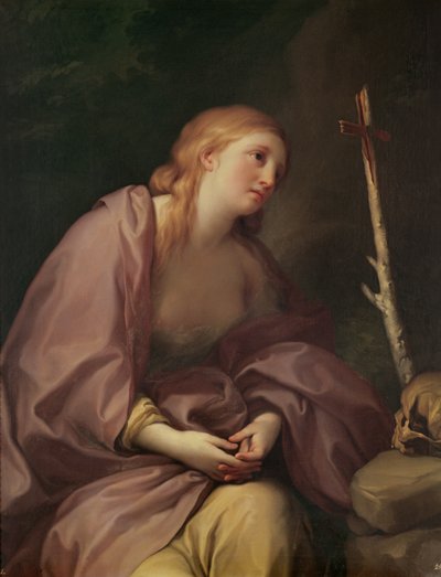 ペニテンドマグダレン、1765年頃 作： Anton Raphael Mengs