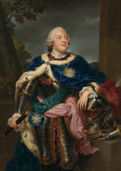 ザクセン公フリードリヒ・クリスティアンの肖像 作： Anton Raphael Mengs
