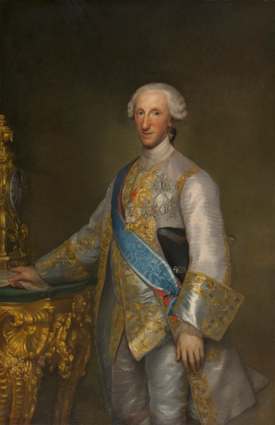 インファンテ ドン ルイス デ ボルボンの肖像 作： Anton Raphael Mengs