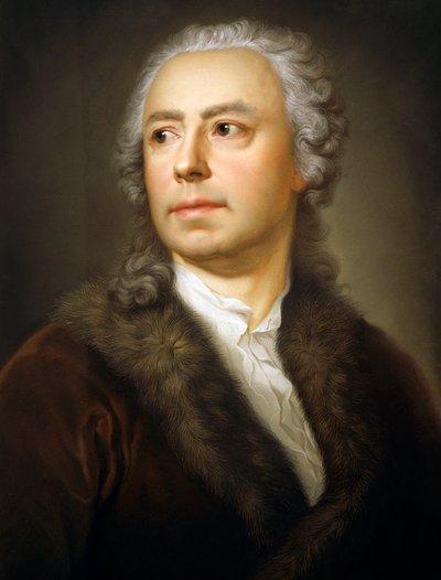 アントン・ラファエル・メングス作「イスマエル・メングスの肖像」パステル・紙 作： Anton Raphael Mengs
