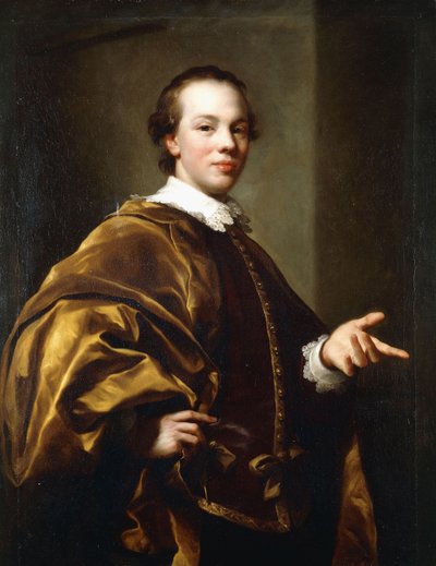 ジョンの肖像、第7代ギャロウェイ伯爵、4分の3の長さ、1758年頃 作： Anton Raphael Mengs